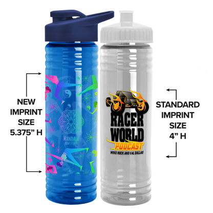 24 oz. Bottles with Drink-Thru Lid - Digital - Qty 100 per case - 35% off GSA Advantage Item# DPTB24D