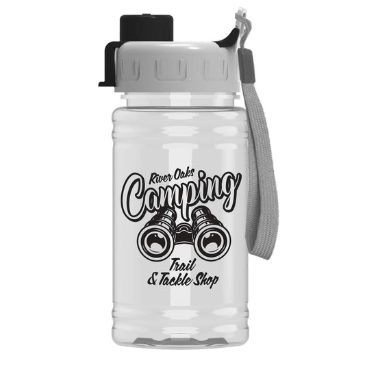 Mini 16 oz. PETE Sports Bottle with Quick Snap Lid